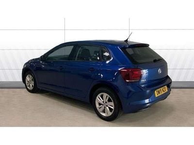 Used VW Polo SE 80 HP (58 kW) 2019 Blue Hatchback