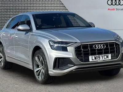 Used Audi Q8 S-Line 286 HP (210 kW) 2019 Silver SUV