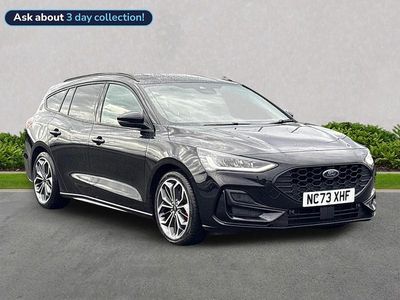 Black Used 2024 Ford Focus ST-Line X Estate | £19,999 (Fair price)
