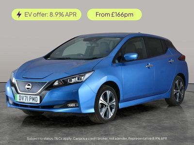 Blue Used 2021 Nissan Leaf Tekna Hatchback | £11,696 (Fair price)