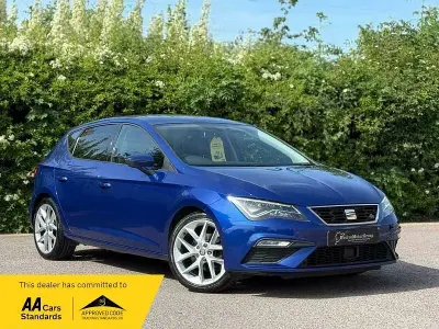 Used Seat Leon FR 150 HP (110 kW) 2018 Blue Hatchback