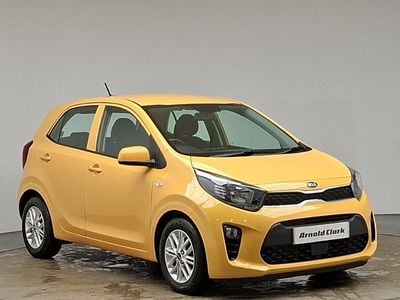 Used Kia Picanto 2021 Yellow Hatchback
