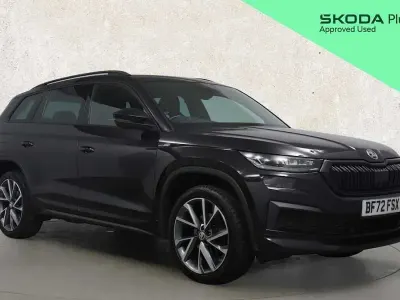 Used Skoda Kodiaq SportLine 150 HP (110 kW) 2022 Black SUV