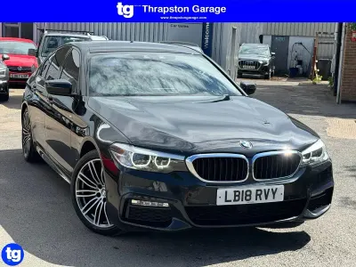 Used BMW 520 M Sport 2018 Black Sedan