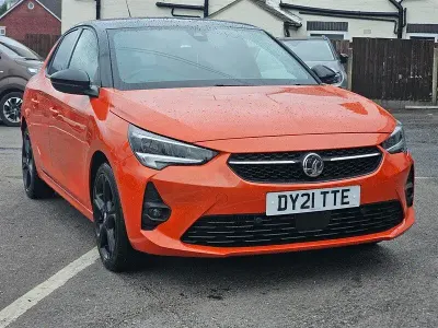 Used Vauxhall Corsa SRi 130 HP (95 kW) 2021 Orange Hatchback