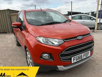 Used Ford Ecosport Titanium 95 HP (69 kW) 2016 Red SUV