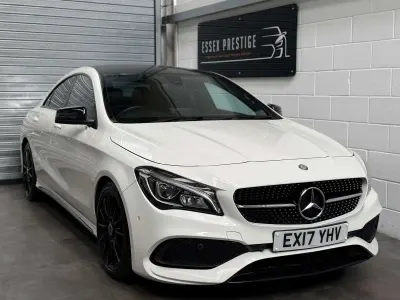 Used Mercedes CLA220 AMG line 2017 White Sedan