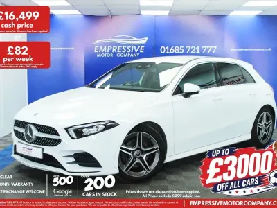 Used Mercedes A200 Executive 150 HP (110 kW) 2019 White Hatchback