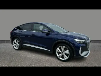 Used Audi Q4 e-tron S-Line 150 kW (204 HP) 2023 Blue SUV