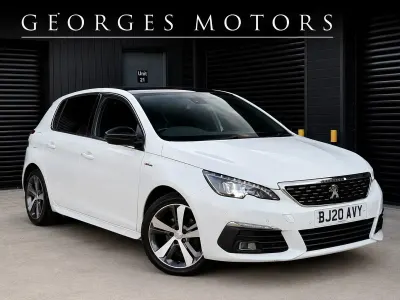 Used Peugeot 308 GT-line 2020 White Hatchback
