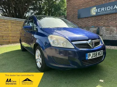 Gebraucht Vauxhall Zafira 115 PS (84 kW) 2009 Blau Van / Kleinbus