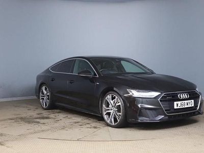 Used Audi A7 Sportback S-Line 286 HP (210 kW) 2018 Black Hatchback