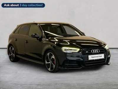 Used Audi A3 Sportback Black Edition 190 HP (139 kW) 2019 Black Hatchback