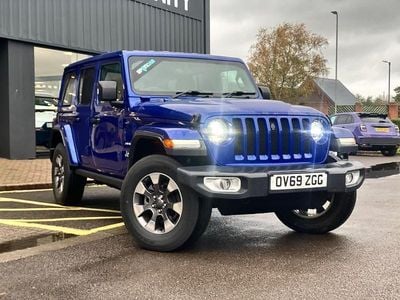 Blue Used 2019 Jeep Wrangler Sahara SUV | £36,666 (Good price)