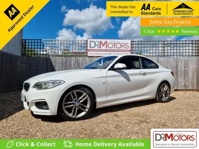 Used BMW 218 M Sport 150 HP (110 kW) 2017 White Coupe