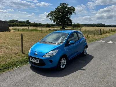 Used Ford Ka 69 HP (50 kW) 2012 Blue Hatchback