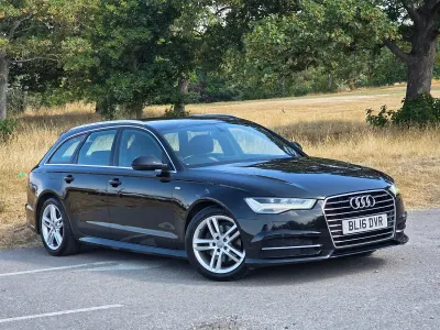 Used Audi A6 S-Line 190 HP (139 kW) 2016 Black Estate