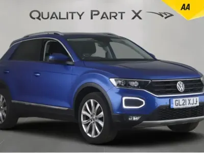 Usado VW T-Roc SEL 150 HP (110 kW) 2021 Azul SUV