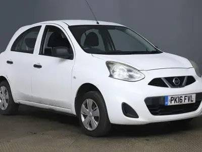 Used Nissan Micra Visia 80 HP (58 kW) 2016 White Hatchback