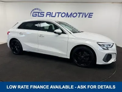 Usado Audi A3 Sportback S-Line 150 HP (110 kW) 2021 Branco Citadino