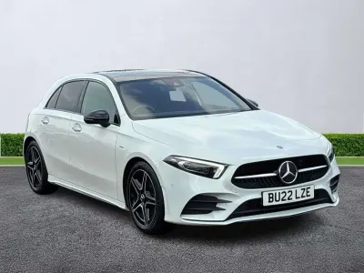 Used Mercedes A200 AMG Line Premium Plus 2022 White Hatchback