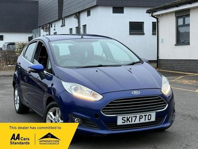 Used Ford Fiesta Zetec 2017 Blue Hatchback