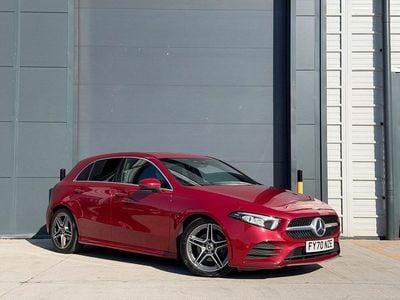 Used Mercedes A180 AMG Line Premium 136 HP (100 kW) 2020 Red Hatchback
