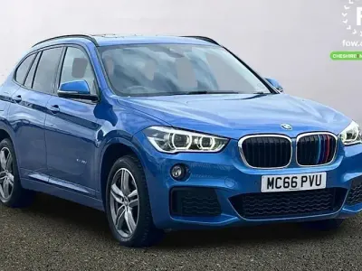 Used BMW X1 M Sport 231 HP (169 kW) 2017 Blue SUV
