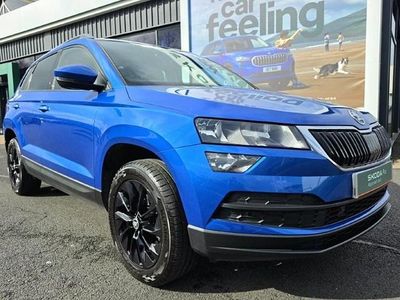 Used Skoda Karoq SE Drive 150 HP (110 kW) 2021 Blue SUV