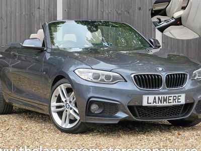 Mineral grey Used 2017 BMW 220 M Sport Cabriolet | £14,450 (Fair price)