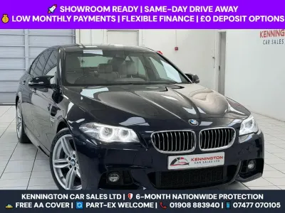 Used BMW 520 M Sport 190 HP (139 kW) 2014 Blue Sedan