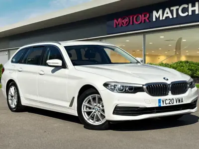 Begagnad BMW 520 Comfort Edition 2020 Vit Kombi