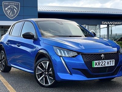 used Peugeot e-208 50KWH GT PREMIUM AUTO 5DR (7KW CHARGER) ELECTRIC FROM 2022 FROM CHESTER (CH1 4LS) | SPOTICAR