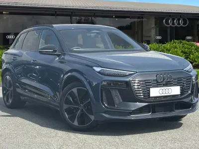 New Audi SQ6 e-tron Black Edition 380 kW (517 HP) 2026 Blue SUV