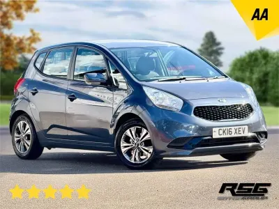 Used Kia Venga 123 HP (90 kW) 2016 Blue Hatchback