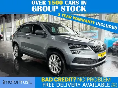 Used Skoda Karoq SE L 115 HP (84 kW) 2018 Grey SUV