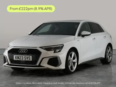 Used Audi A3 S-Line 150 HP (110 kW) 2023 White Sedan