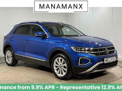 Blue Used 2022 VW T-Roc Style SUV | £17,990 (Fair price)