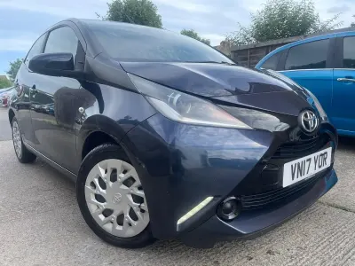 Used Toyota Aygo X-play 69 HP (50 kW) 2017 Blue Hatchback