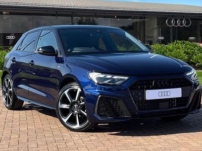 New Audi A1 Sportback Black Edition 2026 Blue Hatchback