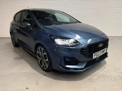 Used Ford Fiesta ST-Line X 125 HP (91 kW) 2023 Blue Hatchback