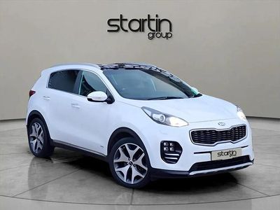 Used Kia Sportage GT-Line S 181 HP (133 kW) 2017 White SUV