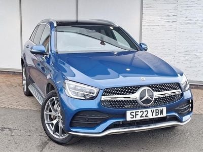 Blue Used 2022 Mercedes GLC300 AMG Line Premium Plus SUV | £30,998 (Super price)