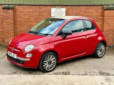 Used Fiat 500C S 69 HP (50 kW) 2015 Red Cabriolet