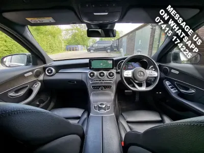 Used Mercedes C300e AMG line 320 HP (235 kW) 2020 Black Sedan