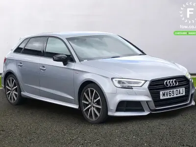 Używany Audi A3 Black Edition 2019 Srebrny Sedan/Limuzyna