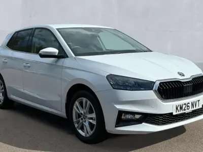 Used Skoda Fabia SE L 116 HP (85 kW) 2026 Moon white metallic Hatchback