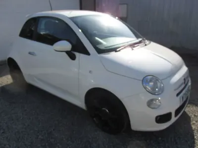 Used Fiat 500 S 69 HP (50 kW) 2015 White Hatchback