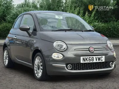 Used Fiat 500 Lounge 69 HP (50 kW) 2018 Grey Hatchback