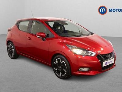 Used Nissan Micra Acenta 92 HP (67 kW) 2022 Red Hatchback